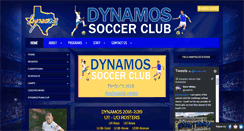 Desktop Screenshot of dynamossoccer.com