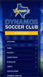 Mobile Screenshot of dynamossoccer.com